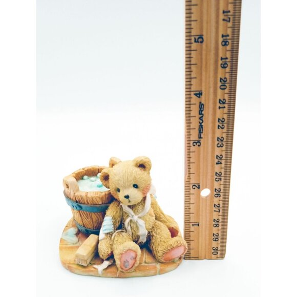 Joshua Love Repairs All Cherished Teddies Vintage 1991 950556 2.25 Inch Figure - Picture 2 of 15